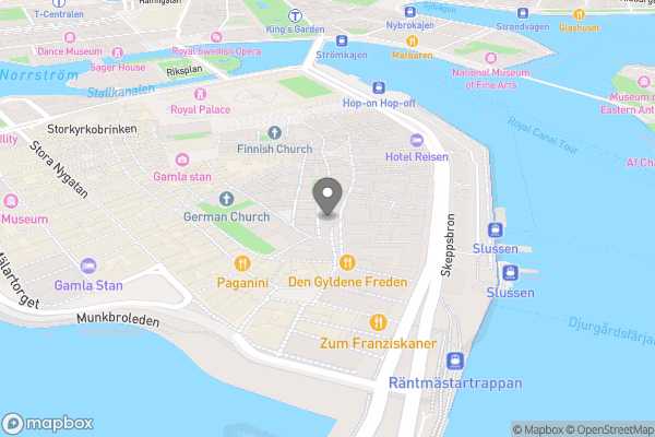 Vinkällare I Gamla Stan - Stockholm karta